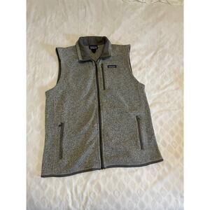 Mens Patagonia fleece Vest in gray Size L
